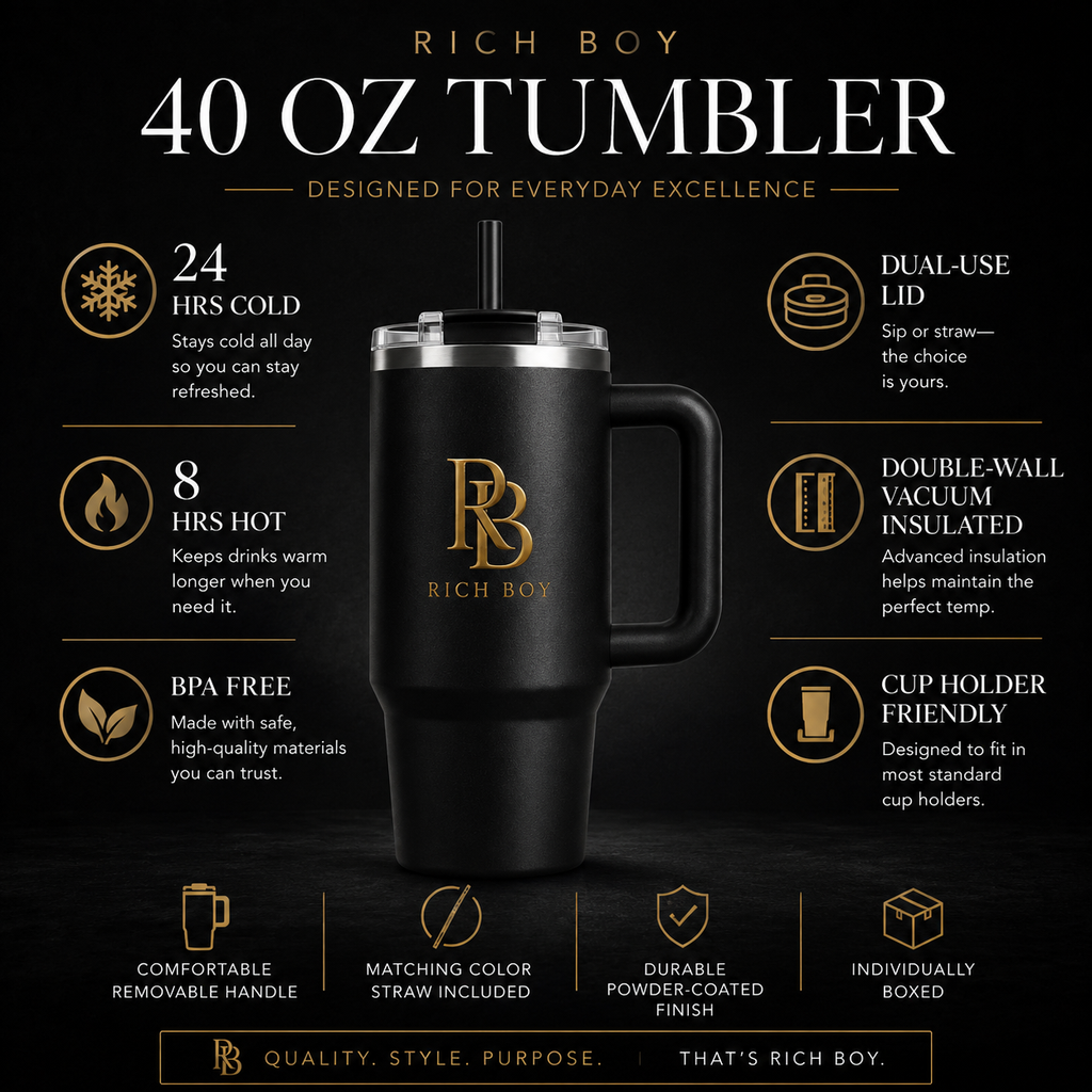 Rich Boy Signature 30oz Tumbler