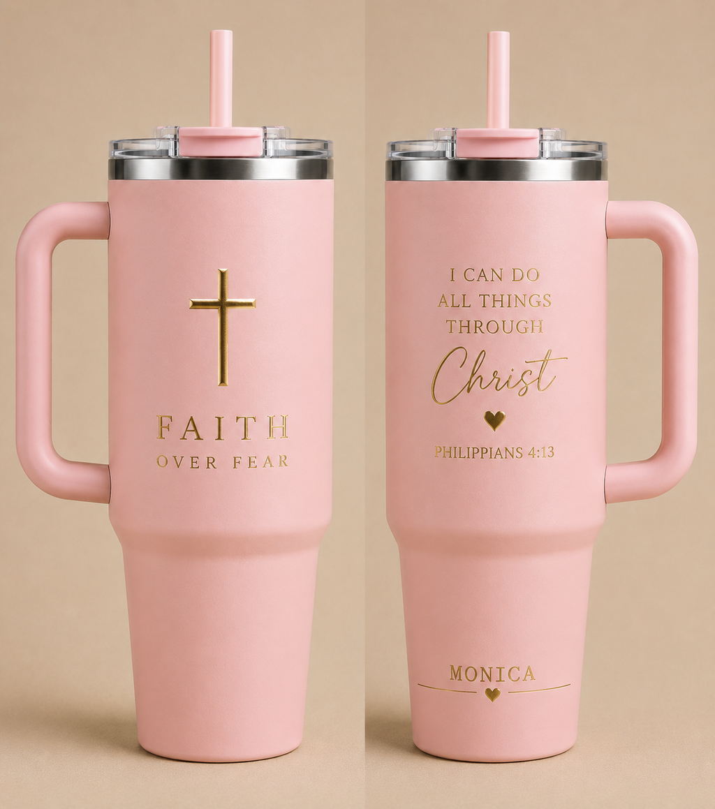 Faith Over Fear 40oz Tumbler