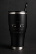 Philippians 4:13 Faith Modern Curve Tumbler