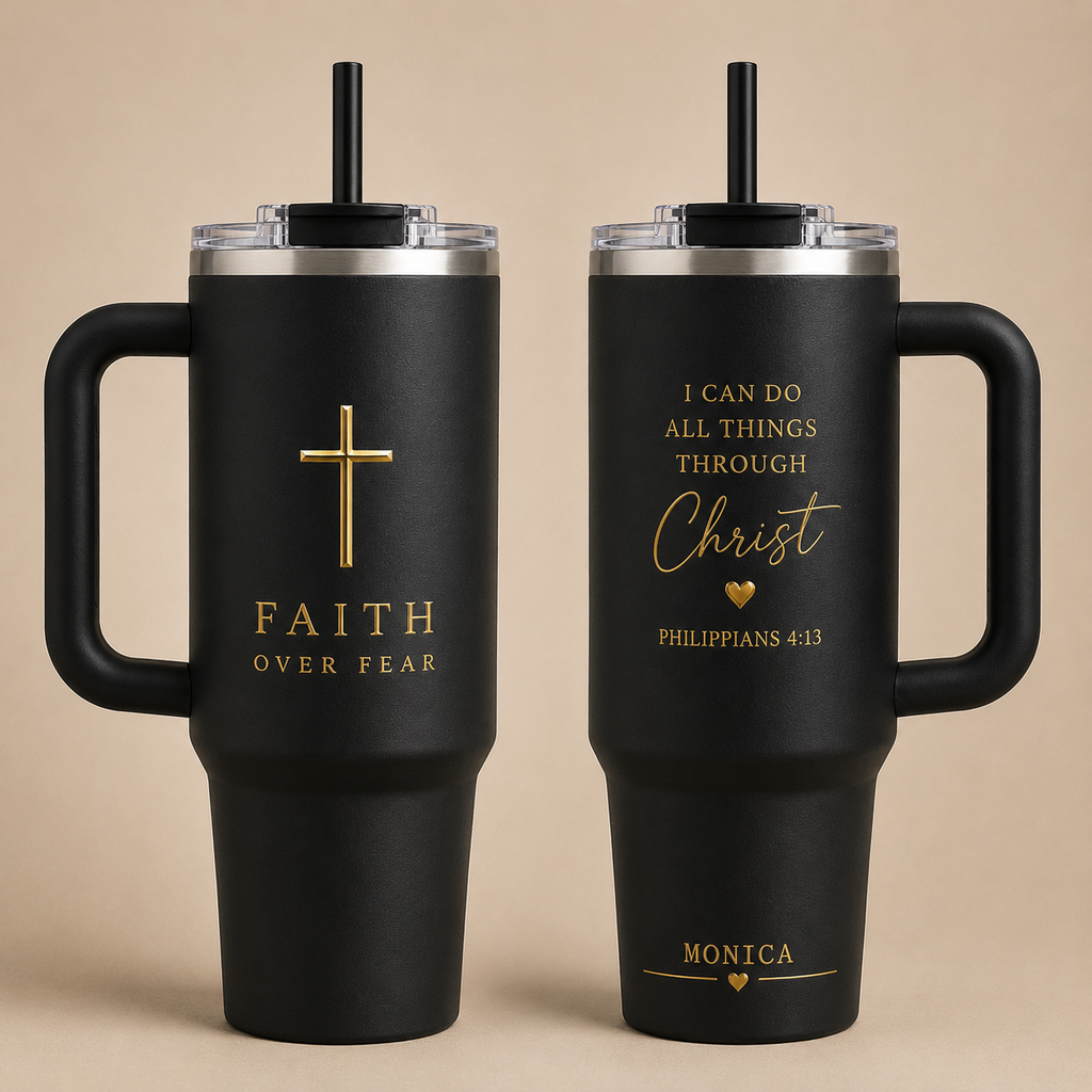 Faith Over Fear 40oz Tumbler