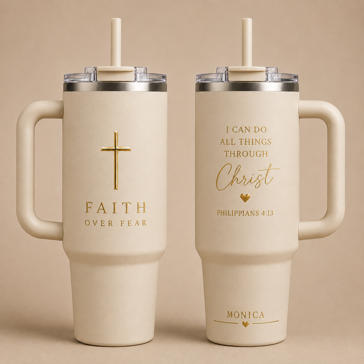Faith Over Fear 40oz Tumbler